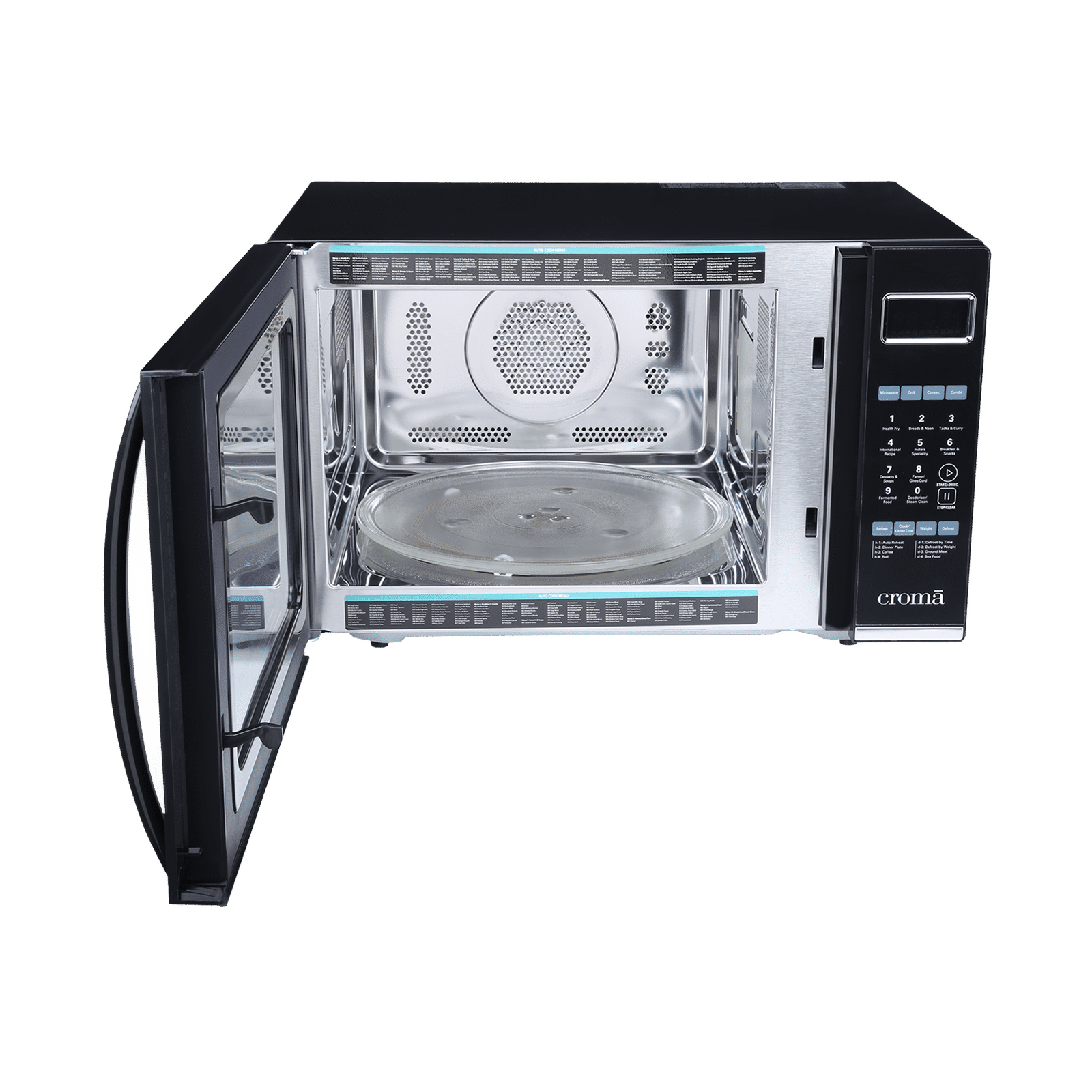 Buy Croma 30L Convection Microwave Oven with LED Display (Black) Online
